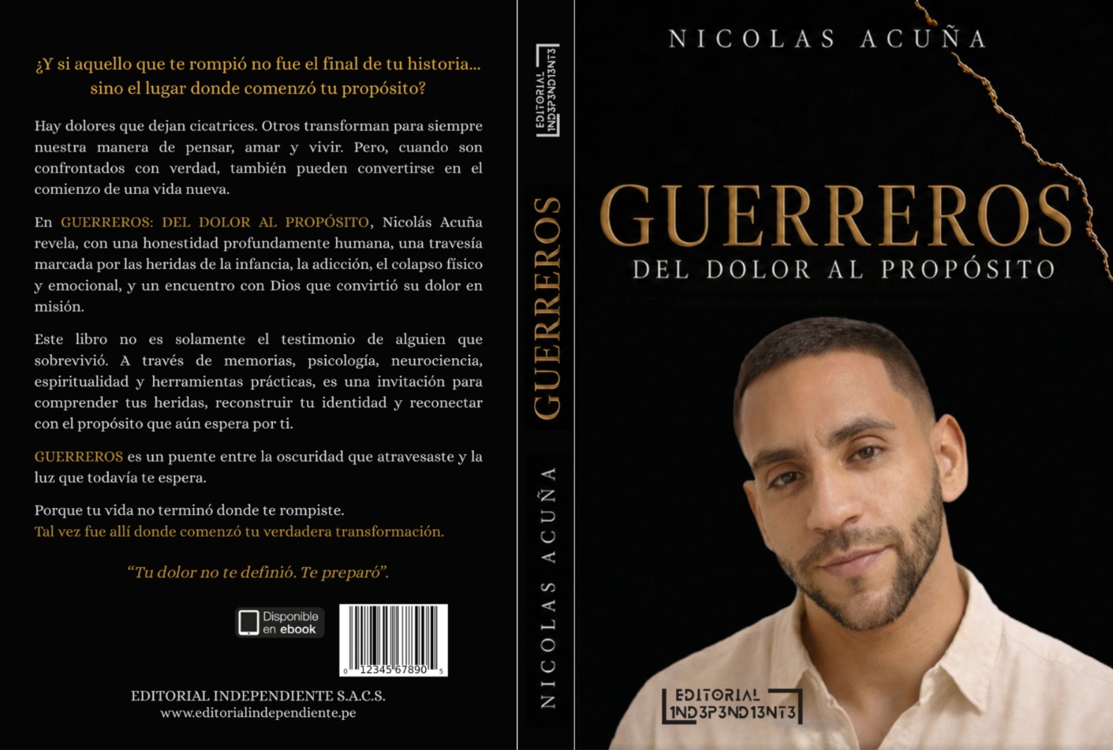 Cubierta de GUERREROS: Del dolor al propósito